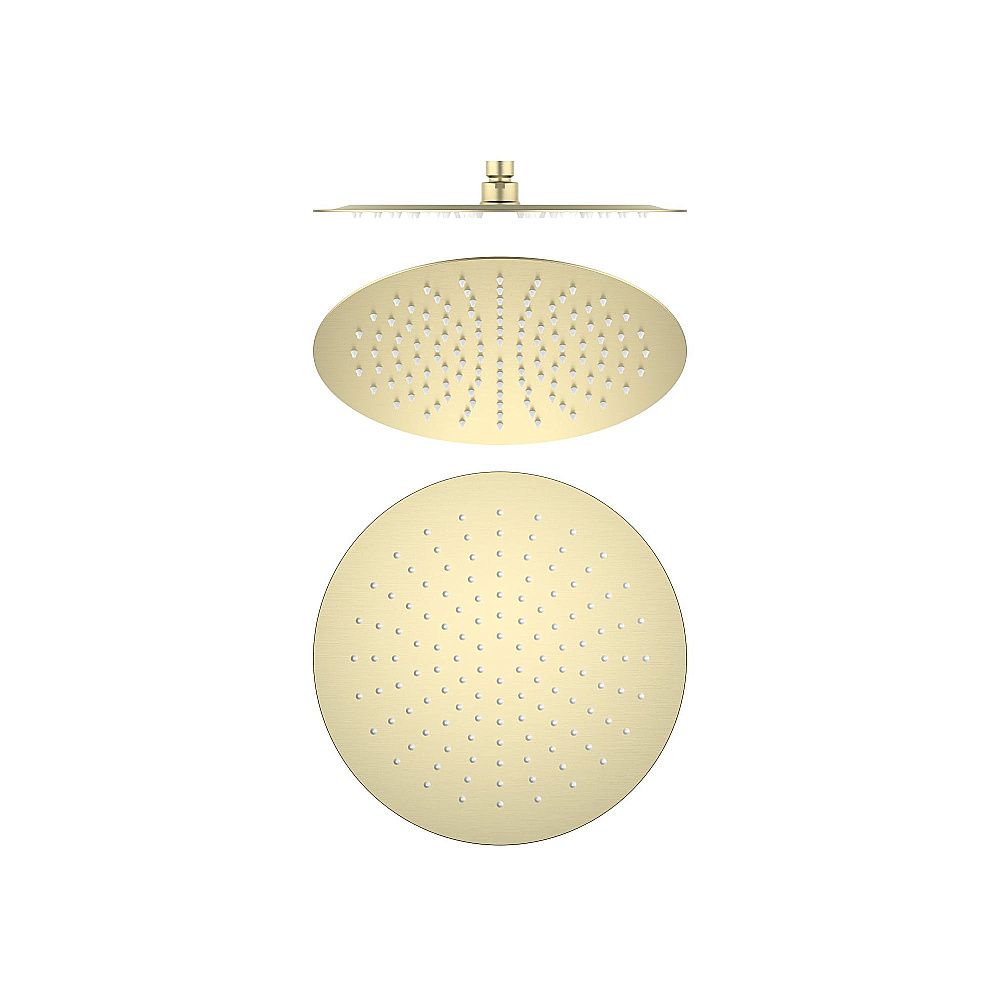 Верхний душ Aquatek AQ2077BG золото шлифованное купить в интернет-магазине сантехники Sanbest