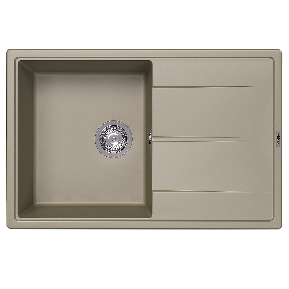 Кухонная мойка Abber Quarz 78х51 AQ2904S песочная матовая купить в интернет-магазине сантехники Sanbest