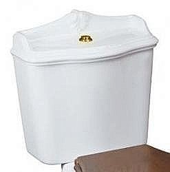 Бачок для моноблока с отверстием для кнопки слива Migliore Impero ML.IMP-25.348.BI купить в интернет-магазине сантехники Sanbest