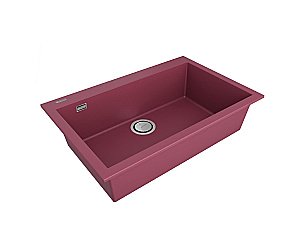 Кухонная мойка Paulmark Decoration 76 PM937650-ME красная матовая купить в интернет-магазине сантехники Sanbest