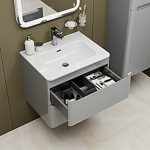 Тумба с раковиной Iddis Edifice 60 EDI60L0i95K светло-серая для ванной в интернет-магазине Sanbest