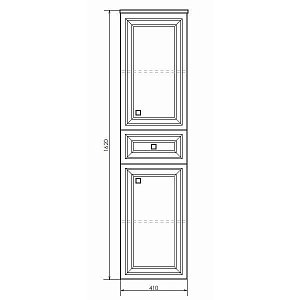 Пенал Comforty Феррара 40 для ванной в интернет-магазине сантехники Sanbest