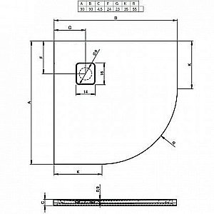 Душевой поддон Riho Basel 451 90x90 D005047005 белый купить в интернет-магазине Sanbest