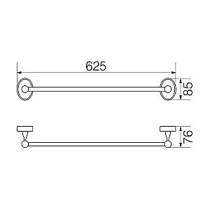 Полотенцедержатель Veragio Bonjour VR.BNR-7821.BR купить в интернет-магазине сантехники Sanbest