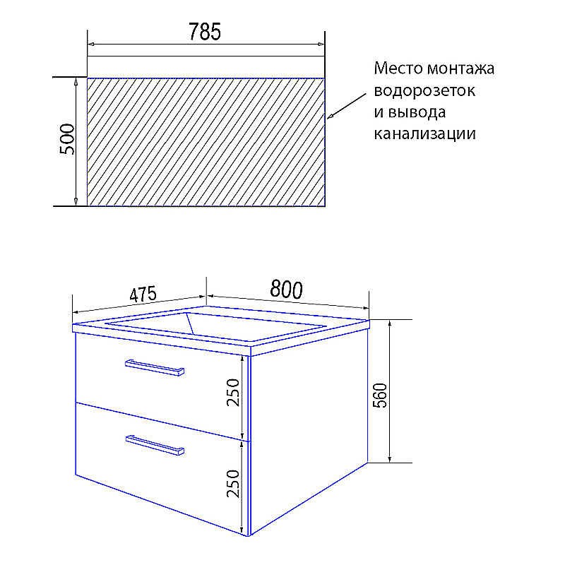 Инсталляция для унитаза Azario AZ-8010-1000 купить в интернет-магазине сантехники Sanbest