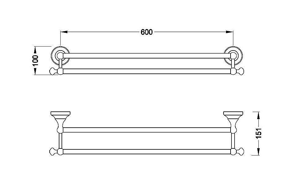 Полотенцедержатель Schein SAINE 7053040VF золото купить в интернет-магазине сантехники Sanbest