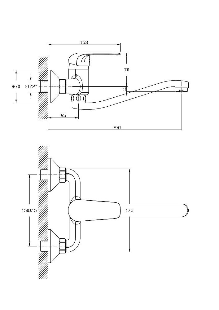 Смеситель для кухни Rush Fiji FI1835-28 купить в интернет-магазине сантехники Sanbest