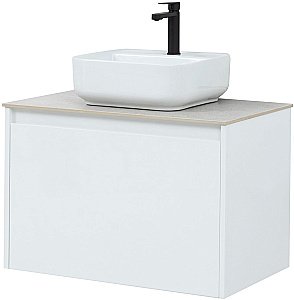 Тумба с раковиной Aquanet Nova Lite 242275 75 белый для ванной в интернет-магазине Sanbest