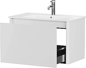 Тумба с раковиной Allen Brau Gravity 80 1.370013.WM белая матовая для ванной в интернет-магазине Sanbest