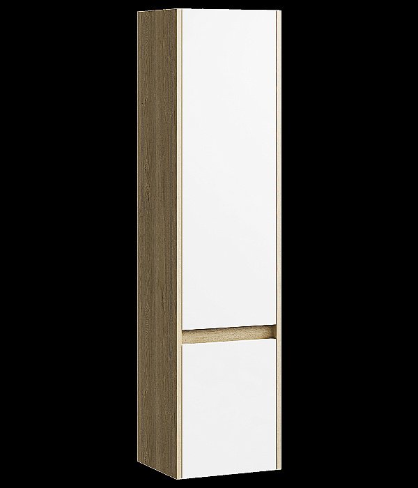 Пенал подвесной Aqwella City 35 дуб балтийский для ванной в интернет-магазине сантехники Sanbest