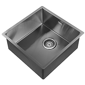 Кухонная мойка ABBER Wasser Kreis 44 AF2195GM оружейная сталь купить в интернет-магазине сантехники Sanbest