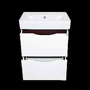Тумба с раковиной напольная Misty Венера 55 комбинированная для ванной в интернет-магазине Sanbest