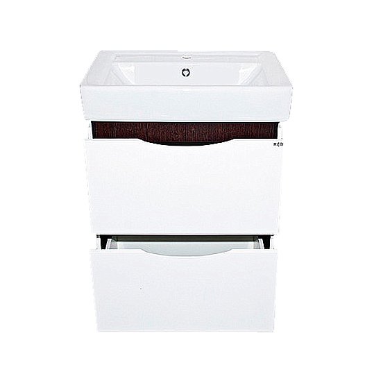 Тумба с раковиной напольная Misty Венера 55 комбинированная для ванной в интернет-магазине Sanbest