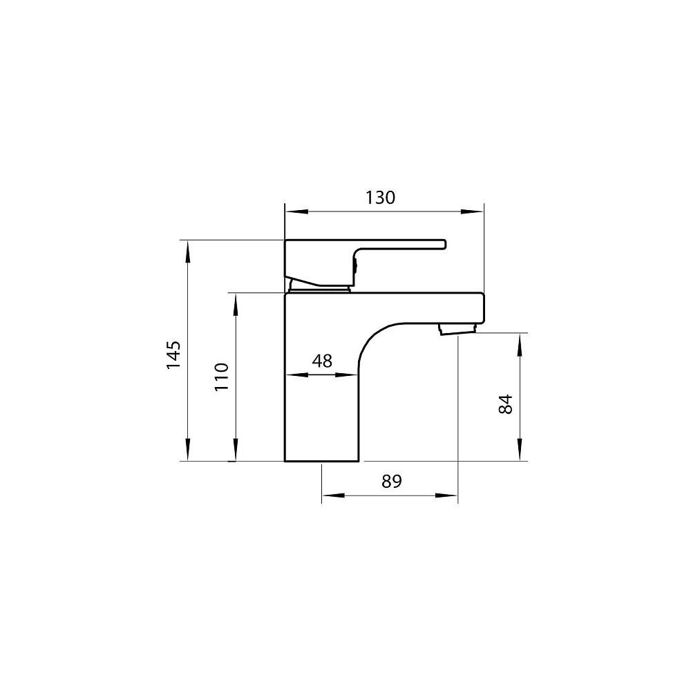 Смеситель для раковины Koller Pool Round Arc RA0200 хром купить в интернет-магазине сантехники Sanbest