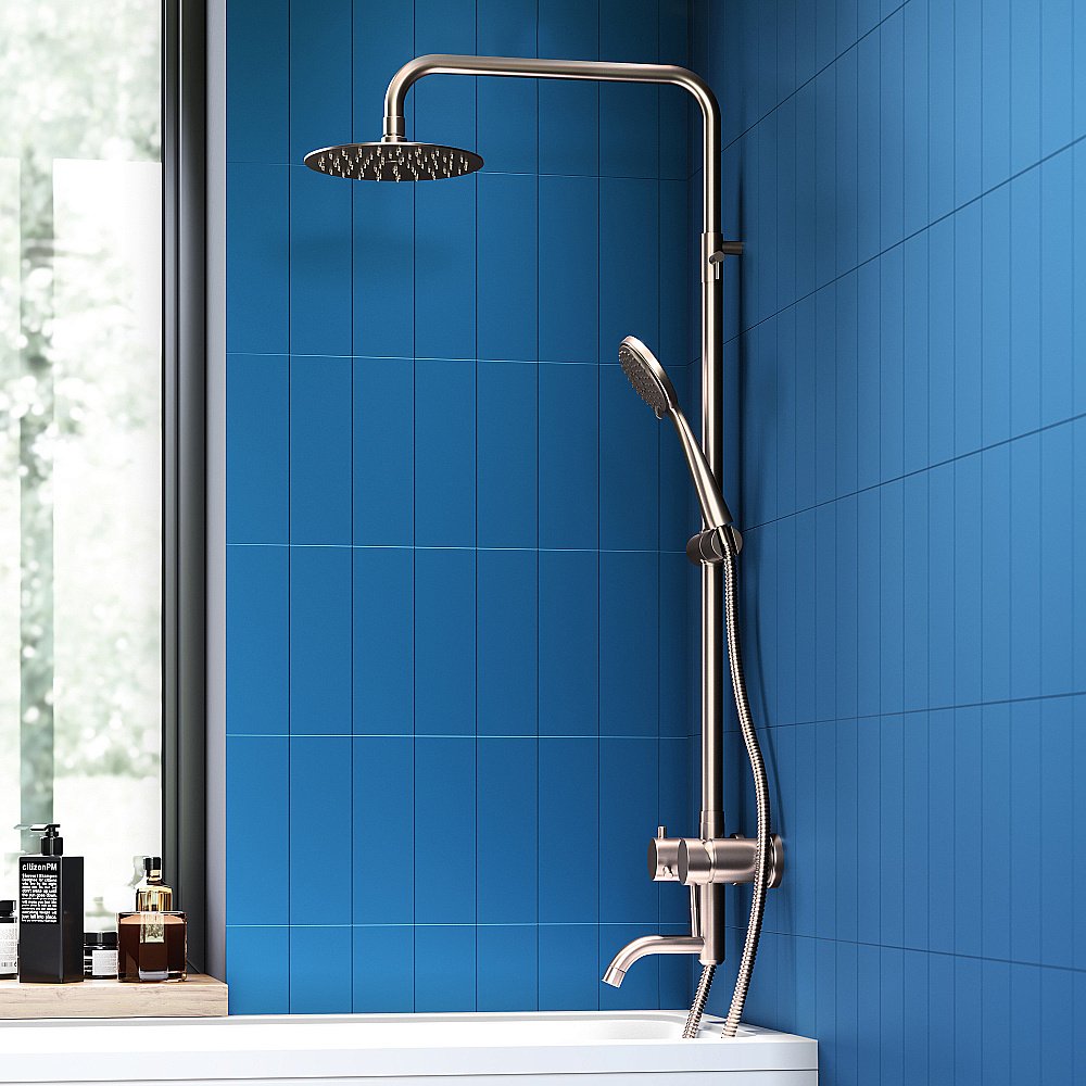 Душевая система Dorff Logic D0703000SS сталь купить в интернет-магазине сантехники Sanbest