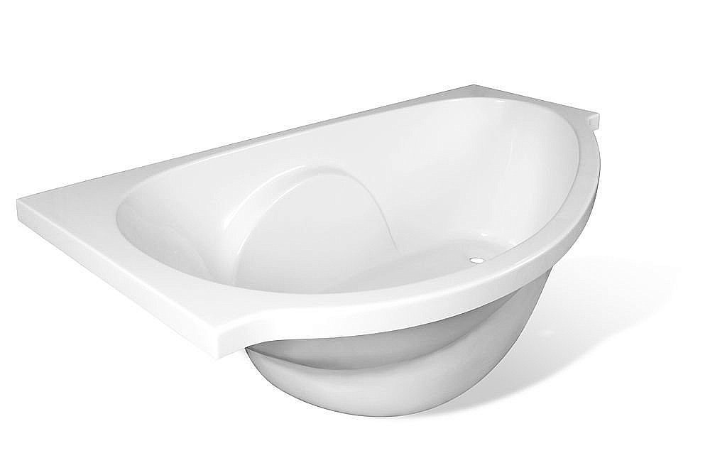 Ванна Эстет Грация 170x94 цвет по RAL c блестками купить в интернет-магазине Sanbest