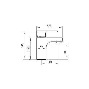 Смеситель для раковины Koller Pool Round Arc RA0200 хром купить в интернет-магазине сантехники Sanbest