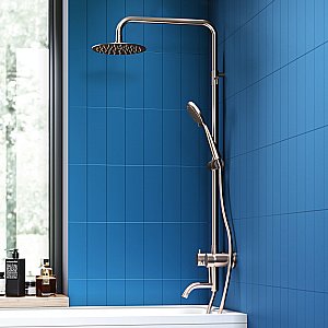 Душевая система Dorff Logic D0703000SS сталь купить в интернет-магазине сантехники Sanbest