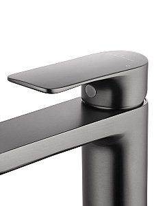 Смеситель для раковины WONZON & WOGHAND Line, Темный графит (WW-A40732-BGG) купить в интернет-магазине сантехники Sanbest