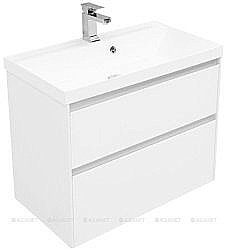 Тумба под раковину Aquanet Гласс 238361 80 белый купить в интернет-магазине сантехники Sanbest