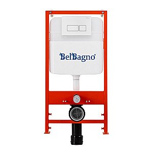 Унитаз подвесной BelBagno SFERA-R BB046CHR/SC/BB026/BB042BL белый, с крышкой микролифт, с инсталляцией, безободковый, слив-торнадо купить в интернет-магазине Sanbest