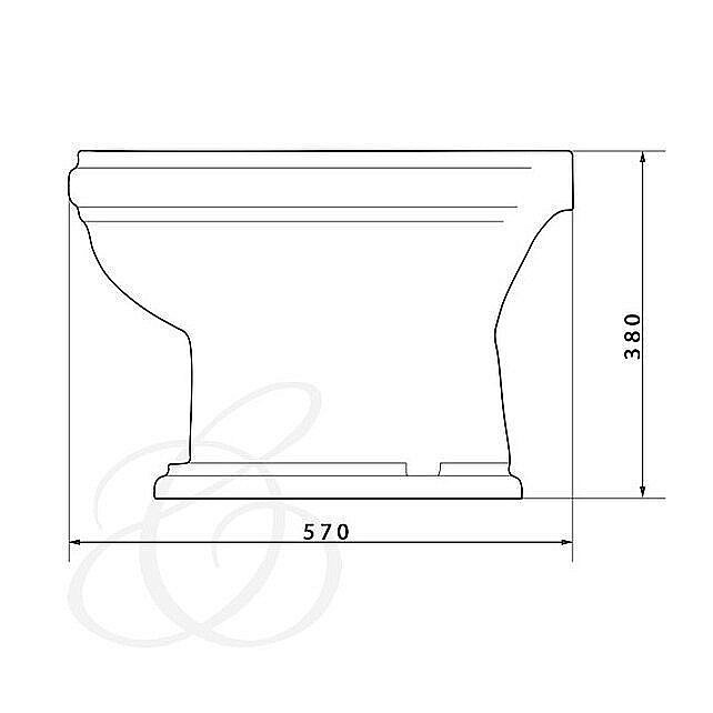 Биде напольное Caprigo Borgo 3814 купить в интернет-магазине Sanbest