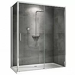 Душевой уголок Abber Komfort S92 170 прозрачный/хром купить в интернет-магазине Sanbest