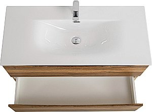 Тумба с раковиной BelBagno MARINO-CER-N-1000-2C-SO-RR-P Rovere Rustico для ванной в интернет-магазине Sanbest