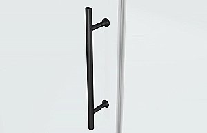 Душевой уголок Bravat BLACKLINE BS090.3113A 90х90 стекло прозрачное/профиль черный купить в интернет-магазине Sanbest