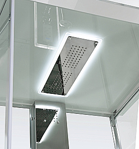 Душевая кабина AvaCan Z Серия Z1910LED 100х100 с гидромассажем, с подсветкой купить в интернет-магазине Sanbest