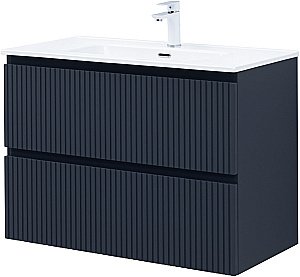 Тумба с раковиной Aquanet Джейн (Flat) 335430/330432 90 маренго для ванной в интернет-магазине Sanbest