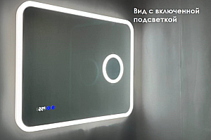 Зеркало с подсветкой Relisan Constance 90х70 Гл000025049 в ванную от интернет-магазине сантехники Sanbest
