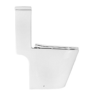 Унитаз моноблок Azario Prime AZ-1363OP белый, безободковый, с крышкой микролифт купить в интернет-магазине Sanbest