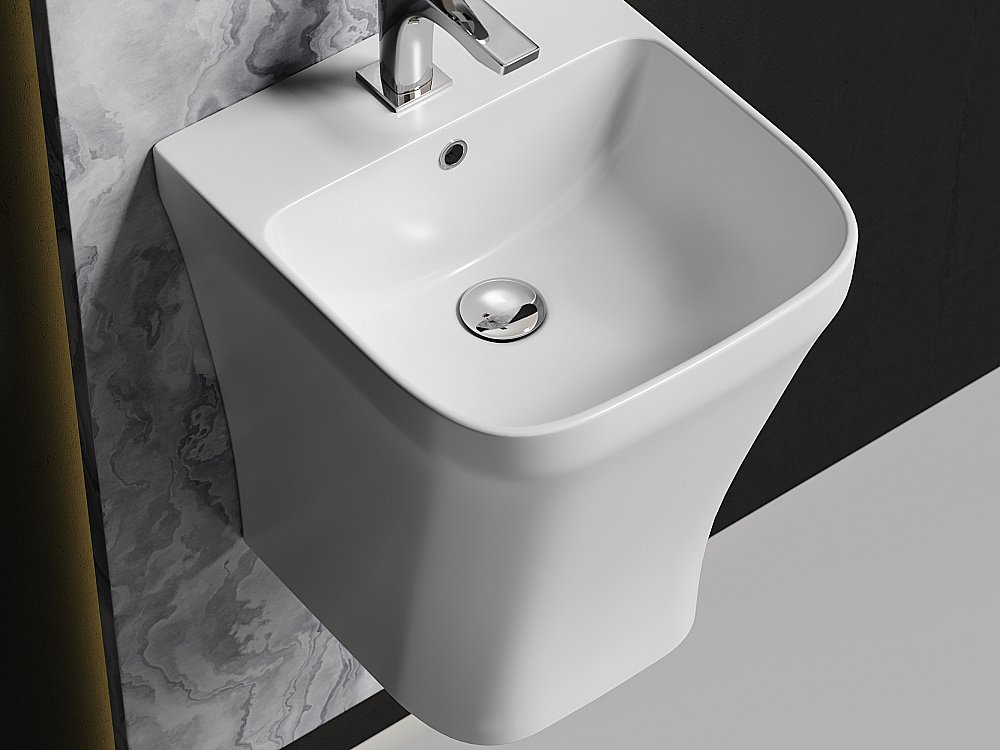 Раковина Ceramica Nova Dion 36 CN6067 белая купить в интернет-магазине Sanbest