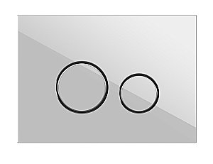 Кнопка для инсталляции Cersanit TWINS 64116 белый купить в интернет-магазине сантехники Sanbest