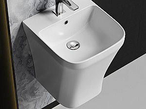 Раковина Ceramica Nova Dion 36 CN6067 белая купить в интернет-магазине Sanbest