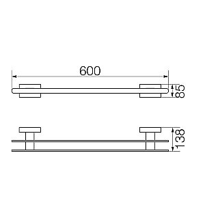 Полотенцедержатель Veragio Ramba VR.RMB-4922.CR купить в интернет-магазине сантехники Sanbest
