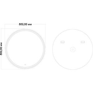 Зеркало Mixline Оливия 545091 80 в ванную от интернет-магазине сантехники Sanbest