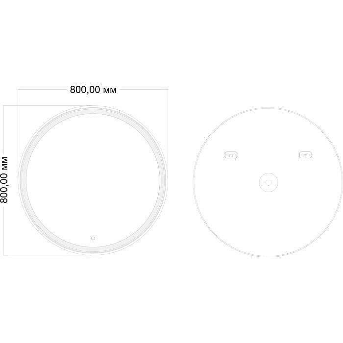 Зеркало Mixline Оливия 545091 80 в ванную от интернет-магазине сантехники Sanbest