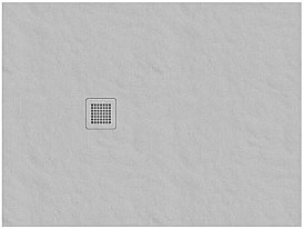 Душевой поддон Ravak SLATE PRO 100x80 XA03A43O010 серый купить в интернет-магазине Sanbest