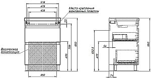 Тумба с раковиной Aquanet Нота New 58 344139+281220 дуб веллингтон табак для ванной в интернет-магазине Sanbest