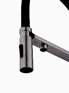 Смеситель для кухни WONZON & WOGHAND WW-88458009-BGM темный графит купить в интернет-магазине сантехники Sanbest