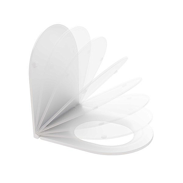 Унитаз Ravak FLOW X01985 белый, с крышкой микролифт, безободковый купить в интернет-магазине Sanbest