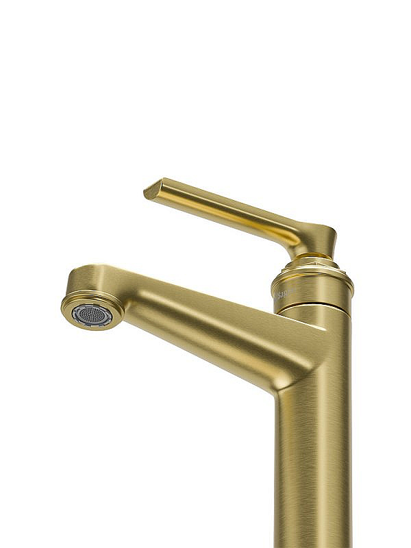 Смеситель для раковины Belbagno BOHEME BOHEME-LVM-BORO-W0 без донного клапана, брашированное золото купить в интернет-магазине сантехники Sanbest