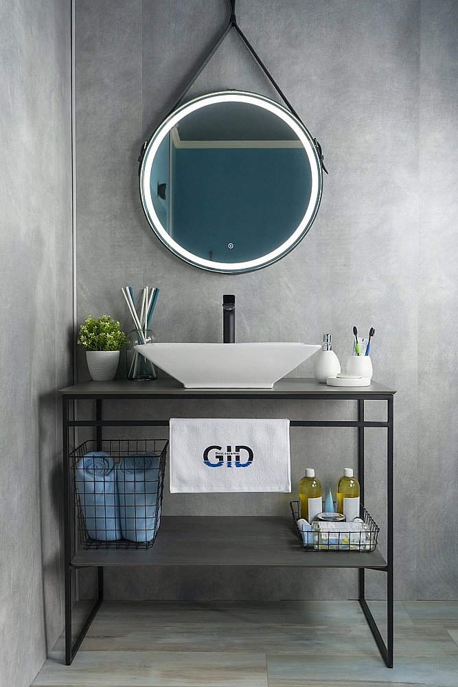 Раковина накладная Gid 55,5 N9212 51131 белая купить в интернет-магазине Sanbest