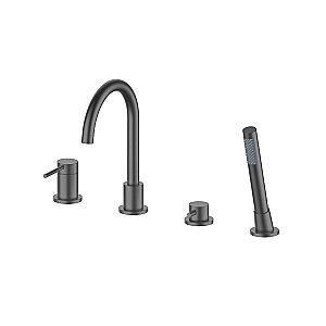 Смеитель для ванны Oliveeka Y OL-669017-BGM оружейная сталь матовая купить в интернет-магазине сантехники Sanbest