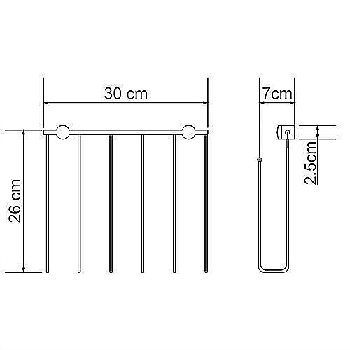 Держатель для газет WasserKRAFT K-311 купить в интернет-магазине сантехники Sanbest