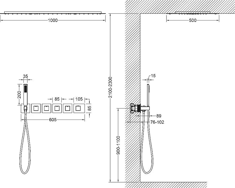 Душевая система Timo Petruma SX-5329/17SM золото матовое купить в интернет-магазине сантехники Sanbest