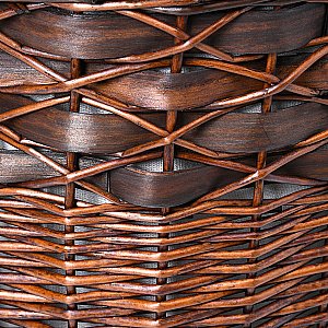 Корзина для белья WasserKRAFT Bever 240 WB-240-L темно-коричневый купить в интернет-магазине сантехники Sanbest