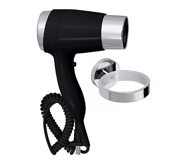 Фен Bemeta Hotel 999433088 черный/хром купить в интернет-магазине сантехники Sanbest